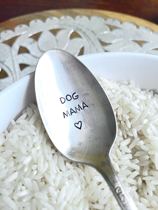 Stamped Teaspoon-Dog Mama